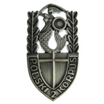 Знак 2-го Польского корпуса. Польша, муляж