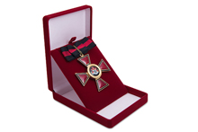 Футляр под награды универсальный (бордовый)