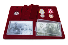 Планшет для наград «История Героев», 5 наборных ячеек и 2 капсулы для хранения