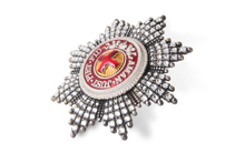 Звезда ордена Святой Анны с кристаллами, копия