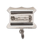 Квадроколодка из белого металла