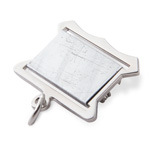 Квадроколодка из белого металла