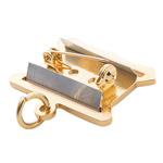 Квадроколодка из желтого металла