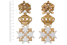 Орден святого Иоанна Иерусалимского командорский с бантом, копия