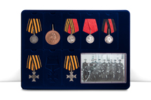 Планшет для 8 наград и фотографии (Российская империя)