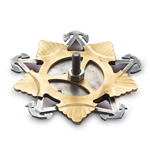 Орден Нахимова (I степень, на закрутке), профессиональный муляж