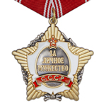 Орден «За личное мужество» (на колодке, штампованный) улучшенный муляж