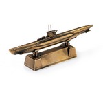 Немецкая подводная лодка U-BOAT TYPE IX B, масштабная модель 1:700