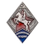 Знак «Ворошиловский всадник» ОСОАВИАХИМ СССР, сувенирный муляж