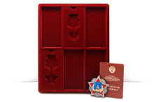 Планшет для наград СССР 6 ячеек