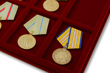 Коллекция медалей «За оборону Родины», сувенирные муляжи