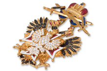 Крест Ордена Белого орла с мечами, копия