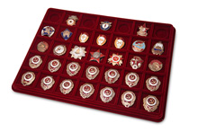 Планшет под знаки на винте, 35 ячеек