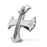 Знак «Лейб - Гвардии Семёновский полк» (белая эмаль), копия