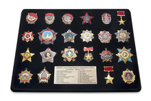 Коллекция орденов СССР c кейсом АИФ