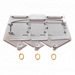 Колодка на 3 медали, алюминий