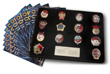 Коллекция орденов республик СССР с кейсом, АиФ