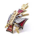 Знак «Алексеевское военное училище» (в Москве), копия