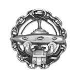 Знак «Об окончании Офицерского класса подводного плавания», копия