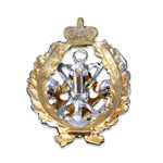 Знак «Об окончании Курсов гардемарин флота» (механический кораблестроительный отдел), копия