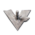 Знак «Волчья сотня» ( Белое движение) V с желтой эмалью, копия