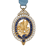 Орден Подвязки с хрусталём - Великобритания, муляж