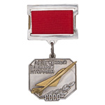 Знак «Заслуженный военный штурман», СССР, муляж