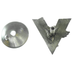 Знак «Волчья сотня» (черно-синяя эмаль), муляж