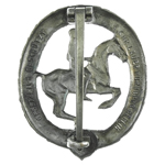 Квалификационный знак наездника. Германия, муляж