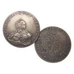 96 копеек 1757 год для Ливонии Ливонез, копия